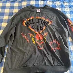 Hellfire Club Stranger Things Sweater - Black